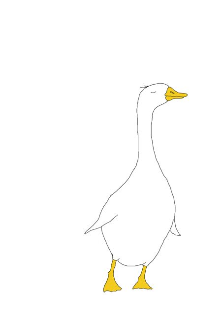 johanna kindvall illustration Birds Cute Drawing, Duck Simple Drawing, Geese Illustration, Goose Illustration, Goose Drawing, Happy Duck, Duck Illustration, 심플한 그림, Duck Drawing