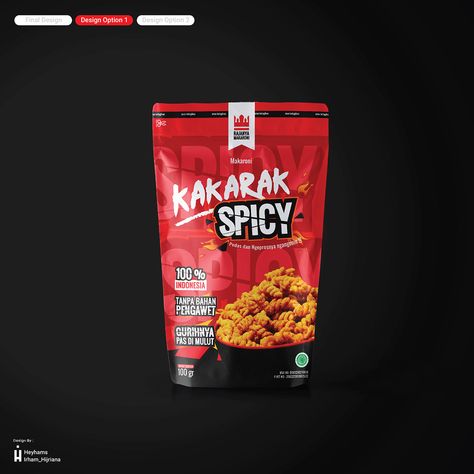 Spicy Food Packaging, Spicy Packaging Design, Spices Product Photography, Spicy Typography, Spices Branding, Spicy Packaging, Design Kemasan, Product Videography, Packaging Typography