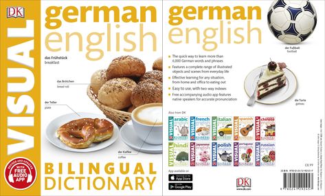 German English Bilingual Visual Dictionary Visual Dictionary, German English, Books