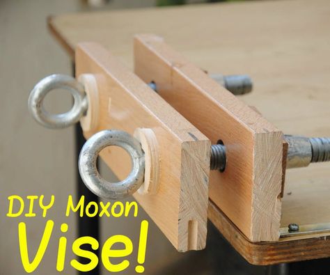 I recently found a HUGE M20 Turnbuckle while hiking, and thought I could built myself a Twin-Screw vise with it, since I needed another big vise.The M20 Bolts from... Wood Vise, Moxon Vise, Woodworking Plans Patterns, Woodworking Vise, Woodworking Tools Storage, Woodworking Tools Workshop, Essential Woodworking Tools, Woodworking School, Wood Crafting Tools