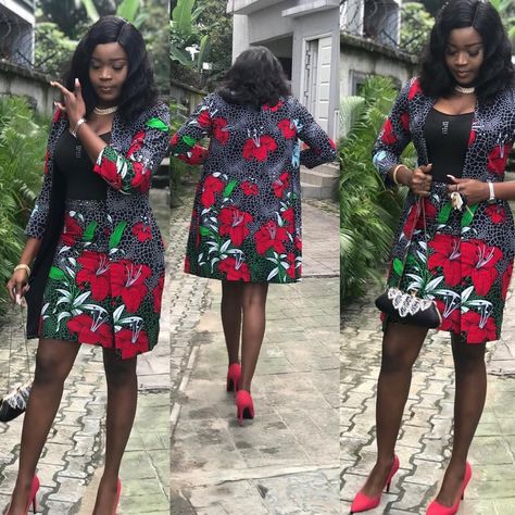 Ankara Styles For Teenage Girl, Ankara Crop Top And Skirt, Ankara Pencil Skirt, Short Flare Skirt, Ankara Crop Top, Ankara Skirts, Ankara Long Gown, Ankara Jackets, Short Skirts Outfits