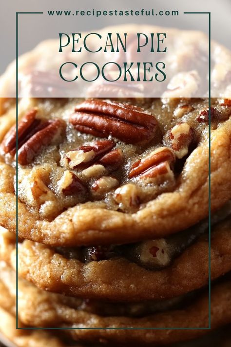 These Pecan Pie Cookies are easy to make, absolutely delicious, and perfect for any festive occasion! They feature a buttery cookie base topped with a gooey pecan filling that will disappear before you know it. Pecan Filling, Pecan Pie Cookies, Pecan Desserts, Butter Pecan Cookies, Pie Cookies, Thanksgiving Cookies, Pecan Cookies, Pecan Recipes, Cookie Bar Recipes