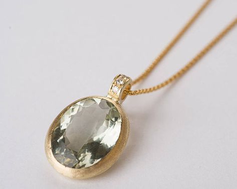 Green amethyst necklace, Pendant necklace,14k gold stone pendant,14k gold wheat necklace, Oval single stone pendant, Diamonds pendant Wheat Necklace, Single Stone Pendant, Handmade Gold Jewellery, Amethyst Necklace Pendant, Body Movement, Long Pearl Necklaces, Pearl Jewelry Necklace, Gold Jewellery Design Necklaces, Single Stone