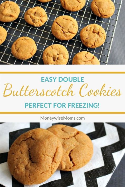 Kookie Cookies, Butterscotch Cookies Recipes, Afterschool Snacks, Festive Baking, Butterscotch Cookies, Lunchbox Treats, Butterscotch Pudding, Cookies Soft, Easy Chocolate Chip Cookies