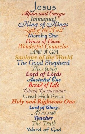 Names of Jesus, Postcards, 25 Childrens Bible Study, Names Of Christ, Bible Study Help, Names Of Jesus Christ, Ayat Alkitab, Bible Study Verses, Bible Facts, Bible Study Notes, Names Of God