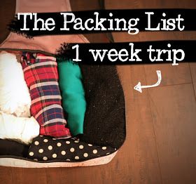 From Head To Toe: TRAVEL TIPS: Packing List for a 1-Week Trip Packing List For A Week, Travel Tips Packing, Travel Packing List, Vacation Packing, Packing List For Travel, Travel Packages, Packing Tips For Travel, Travel Bugs, Packing Light