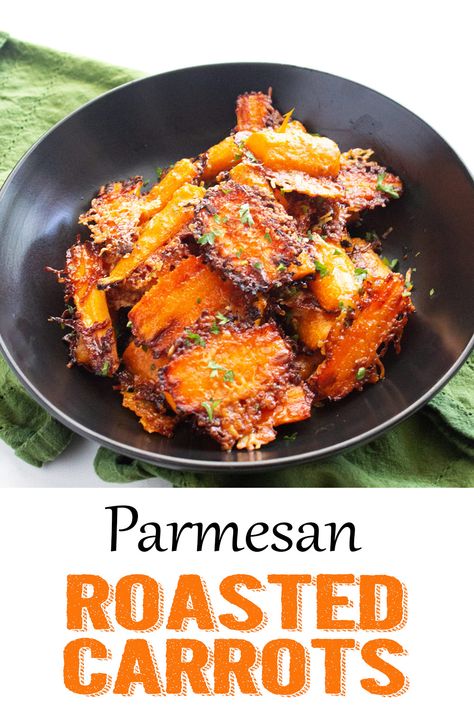 Parmesan Roasted Carrots, Carrot Recipe, Roasted Carrots Recipe, Roasted Carrot, Carrots Recipe, Baked Carrots, Cooked Carrots, From Tiktok, Carrot Recipes