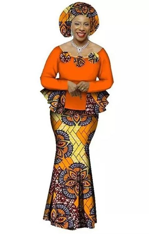 Blouse Ankara Styles, Skirt And Blouse Ankara, Mum Clothes, African Skirt, Special Outfits, African Fabric Dress, Traditional African Clothing, Modest Dresses Fashion, Long African Dresses