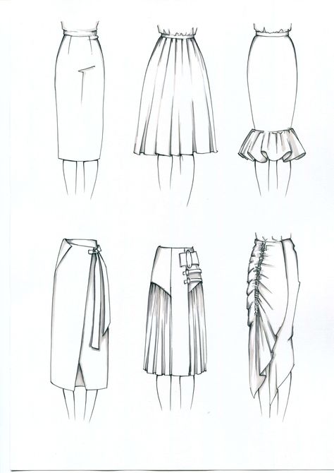 Unity Fashion Design, Skirts Drawing Sketches, Cute Skirt Drawing, Skirt Illustration Sketches, Skirt Sketches Fashion Drawings, Fashion Illustration Skirt, Skirts Reference, Skirts Drawing, Skirt Sketch