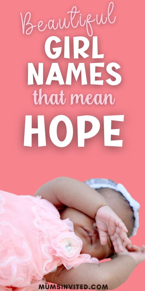 Names Meaning Hope, Girl Name With Meaning, Boyish Girl Names, Name Ideas For Boys, Baby Names Meaning, Traditional Girl Names, English Baby Girl Names, List Of Baby Names