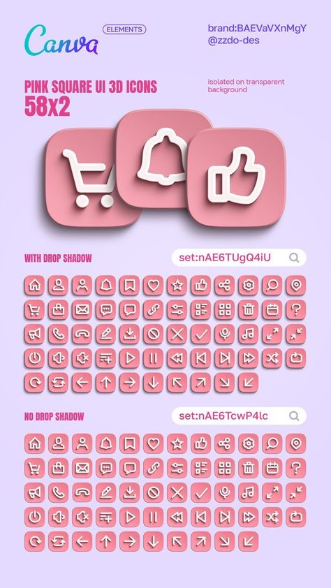 Beautiful pink UI 3D icons perfect for your next project. Use them in presentations, social media graphics, or anywhere else you need a pop of color. #Canva #Elements #UI #Icons . #Digital_Art_Tutorial_Beginner #Graphic_Shapes_Design #Keyword_Elements_Canva #Pink_3d Digital Art Tutorial Beginner, Keyword Elements Canva, Graphic Shapes Design, Youtube Banner Design, Banner Design Inspiration, Canva Elements Keyword, Canva Element Keyword, Illustrator Design Tutorial, Graphic Design Infographic