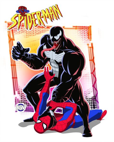 Spiderman The Animated Series, Spider Man Animated Series, Spider Man Unlimited, Venom Comics, Arte Nerd, Marvel Animation, Spectacular Spider Man, Marvel Comics Wallpaper, Marvel Comic Character