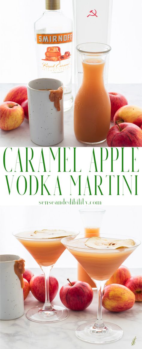 Apple Martini Recipe Vodka, Apple Drinks Alcohol, Vanilla Vodka Drinks, Vodka Martinis, Winter Soiree, Apple Martini Recipe, Caramel Apple Martini, Martini Recipes Vodka, Apple Vodka