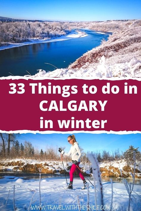 Bundle up and get ready to have some fun with our list of best things to do in Calgary in winter, including winter sports, events, and sprinkles of indoor fun for the coldest days. Bucket List Canada, Canada In Winter, Calgary Winter, Things To Do In Calgary, Winter Sledding, Montreal Travel Guide, Canada Bucket List, Alberta Travel, Vancouver Travel