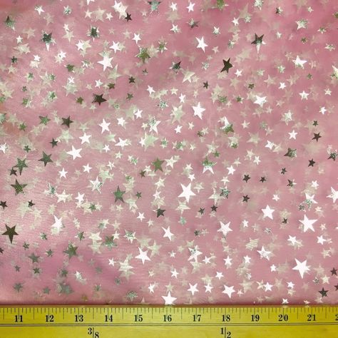 Amazon.com: Crystal Organza Printed Stars Fabric Sparkle Shiny Crafts Decorations 60" Wide By the Yard (1 Yard, Light Pink) Light Pink Fabric, Stars Light, Stars Fabric, Stationary Supplies, Cotton Voile Fabric, Event Decorations, Yard Lights, Fabric Ideas, Organza Fabric