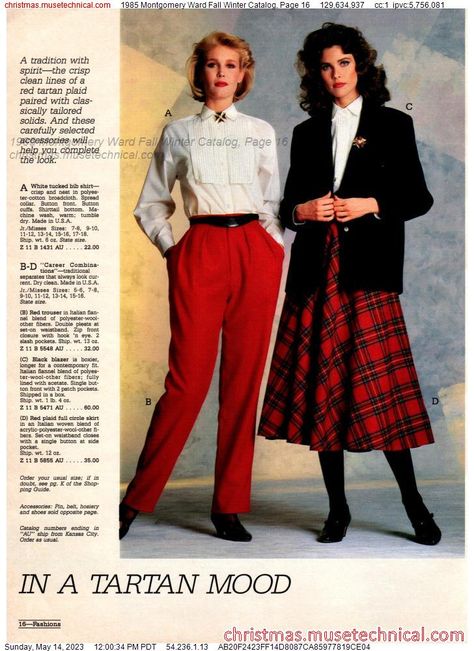 1985 Montgomery Ward Fall Winter Catalog, Page 16 - Catalogs & Wishbooks 80s Winter Outfits, 80s Winter Fashion, 80s Fashion Grunge, 1980s Outfits, 80s Inspired Outfits, 1980s Fashion Women, 1980s Fashion Trends, 1980 Fashion, Fashion Decades