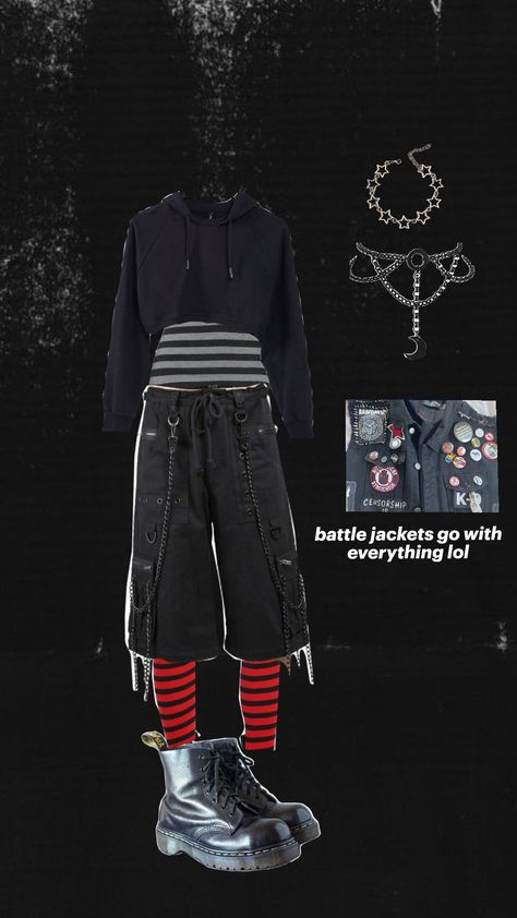 #punk #outfit #alternative #alt #fyp Alt Outfit Ideas, Punk Outfit, Outfit Ideas