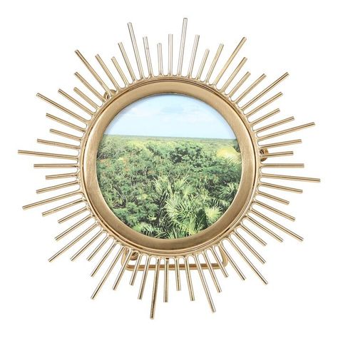 Gold Metal Sunburst Frame - World Market World Market Decor, Table Top Frame, 4x6 Picture Frames, Cost Plus World Market, Unique Tables, Wall Frames, Seasonal Wreaths, Gold Picture Frames, Cool Diy Projects