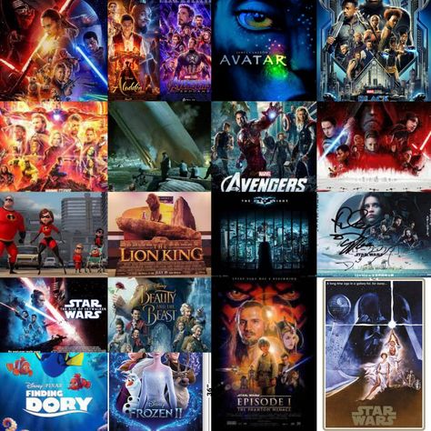 Check this list of Top 20 Grossing Movies Of All Time: http://bit.ly/3IO77q5 Cult Classic Movies, Movies Of All Time, Movies List, Movies And Series, Finding Dory, Top Movies, All Movies, Movie List, Disney Star Wars