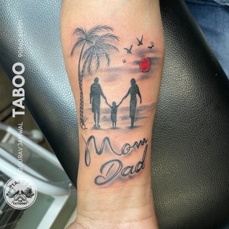 #themetattoo #momdadtattoo #custommade #custom #customtattoo #tattooart #tattoolife #tattoolove #tattoogirl #tattoomen #tattoostyle #tattoo-ideas #tattooartist #tattooinspiration #tattoosketch #tattooworld #tattoowork #taboo at #tabootattoo #tattoostyle #tattooistgourav #tattooartistdiva #taboothetattooist Mom And Dad Tattoo For Men, Tattoo Mom Dad, Nana Tattoo, Tattoo Mom, Dark Souls Artwork, Dad Tattoo, Miss You Mom, Theme Tattoo, Sun Tattoos