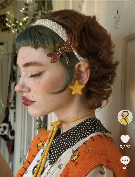 Whimsical Maximalist, Funky Outfits, Dye My Hair, Jairzinho, Hair Reference, Hair Inspo Color, Hair Art, Aesthetic Hair, Hairstyles Haircuts