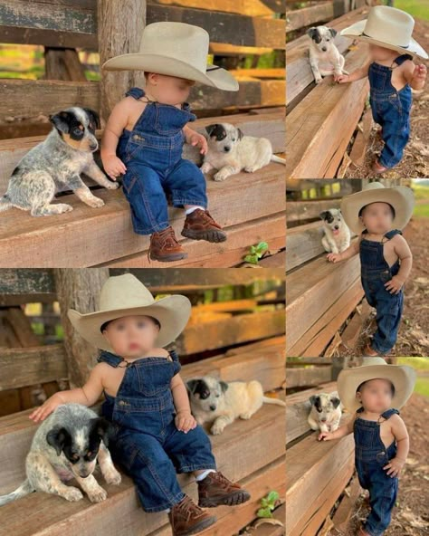 6 Month Cowboy Pictures, 8 Months Photoshoot Ideas Boy, 6 Month Cowboy Photoshoot, 1st Rodeo Birthday Photoshoot, 3 Month Boy Photo Shoot, Vaquero Birthday Party Boy, Farm Baby Photoshoot, First Birthday Shoot Boy, Baby Farm Photoshoot