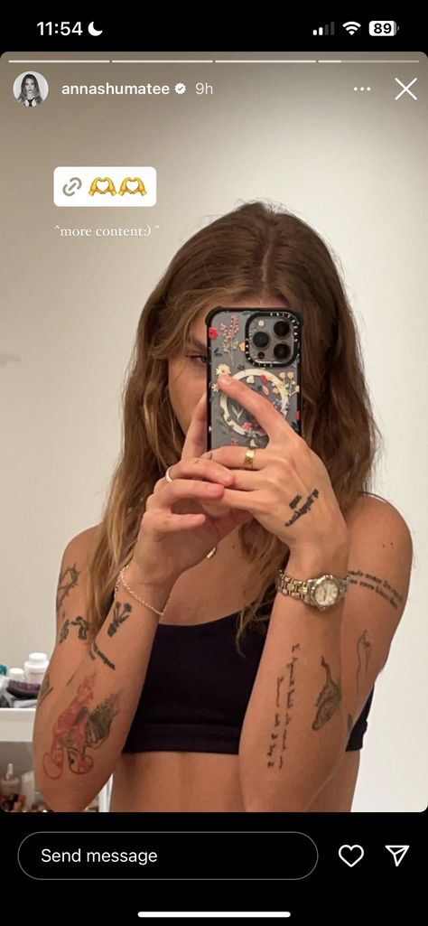 Tattoo Story Instagram Ideas, Anna Shumate Tattoos, Mazzy Star Tattoo, Emma Chamberlain Tattoo, Cleopatra Tattoo, Lemon Tattoo, Tattoo Tour, Aa Tattoos, Art Inspired Tattoos