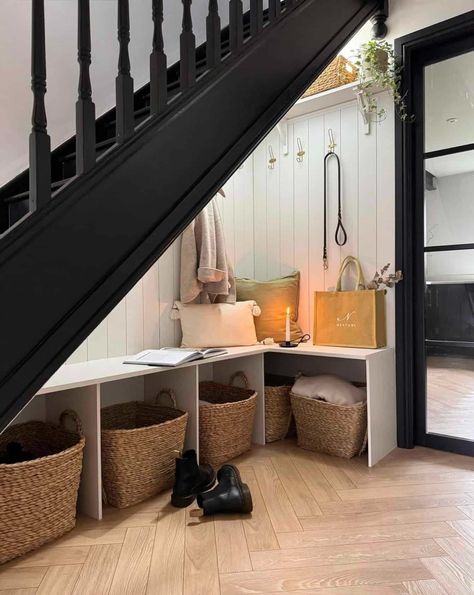 17 Best Under Stair Design Ideas To Maximize Your Home Under Stair Design, Stair Design Ideas, Under Stairs Space, Small Space Staircase, Under Stairs Storage Ideas, Modular Staircase, Stairs Storage Ideas, Under Stairs Nook, Stair Nook