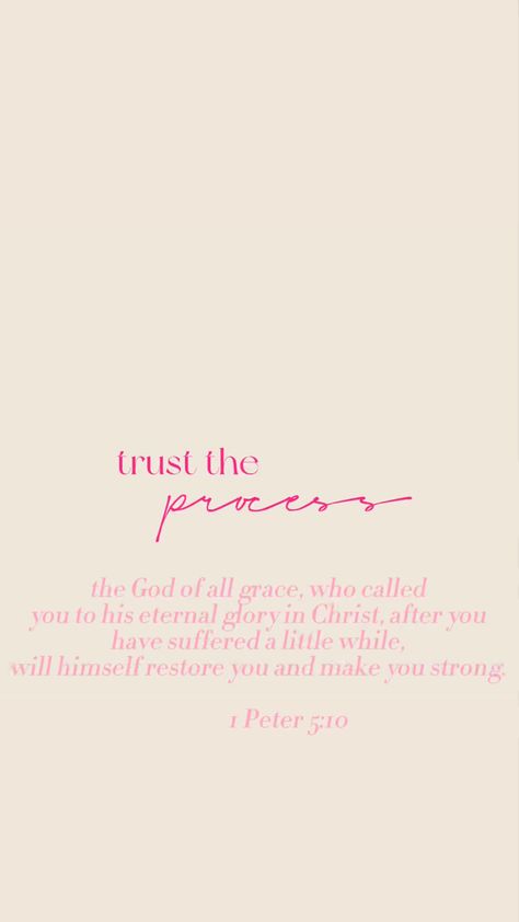 pink font, beige background She Walked With God That Was Her Game Changing Strategy, Scriptures For Trusting God, Trust The Process Bible Verse, It Girl Bible Verse, Gods Perfect Timing Bible Verse, Scripture About Beauty, 1 Peter 5 10 Wallpaper, 2024 Bible Verse, Bible Verses About Trusting Gods Timing