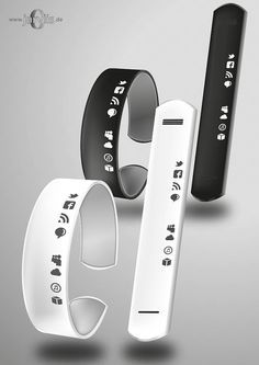 Mode Indie, Wristband Design, Astuces Diy, High Tech Gadgets, Smart Bracelet, Gadgets And Gizmos, Wearable Tech, Smart Band, Wrist Band