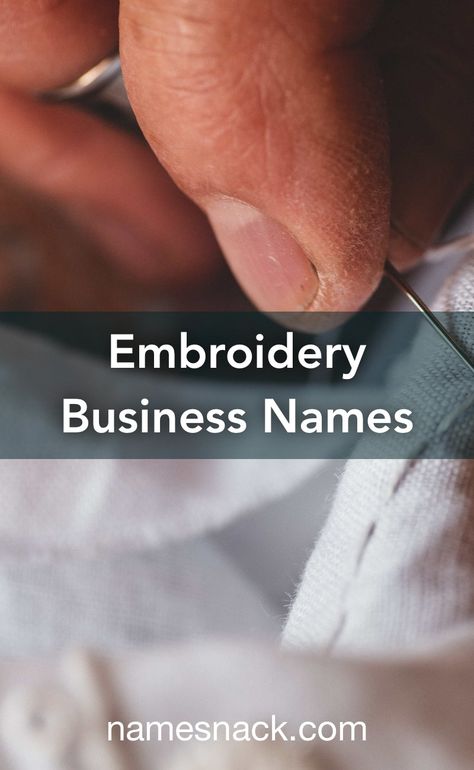 Names For Embroidery Business, Embroidery Small Business Ideas, Embroidery Business Names, Embroidery Business Ideas, Yarn Business, Embroidery Business, Shop Name Ideas, Free Logos, Textile Business