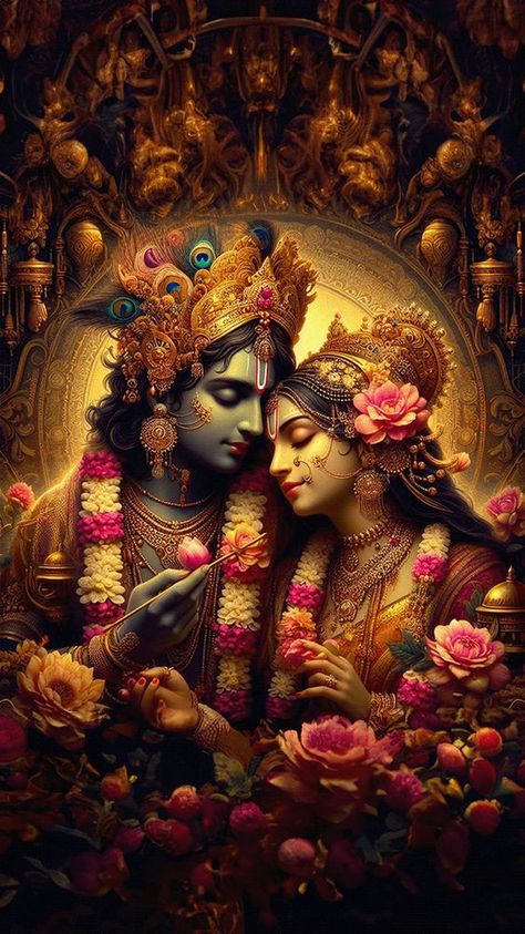 Radha Krishna Ai Images By Vr Creative :: Behance Radha Krishna Art Beautiful, Unique Radha Krishna Images, राधे राधे, Radhe Krishna Wallpapers, Krishna Hindu, Shree Krishna Wallpapers, Full Hd 4k, Pictures Of Shiva, Hanuman Images