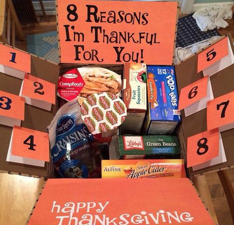 Boyfriend Thanksgiving Gifts, Thanksgiving Gift Ideas For Boyfriend, Thankful Basket For Boyfriend, Thanksgiving Boyfriend Gift, Thanksgiving Care Package Military, College Box Care Packages, Diy Relationship Gifts, Sunshine Basket, Army Care Package