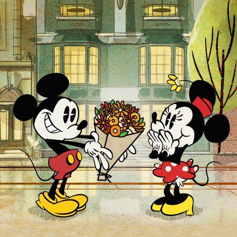 Mini And Mickey, Mickey Cartoon, Perfect Fall Day, Mickey Cartoons, Mickey Shorts, Mickey Mouse And Minnie Mouse, Minnie And Mickey, Mickey Mouse Shorts, Images Disney