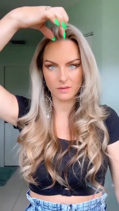 Easy twisted half up hairstyle 🥰 #scrollstop | Perfectlyeccentric Silver Pixie, Graduation Hair, Fest Outfits, Viking Hair, Easy Hair Updos, Peinados Fáciles Para Cabello Corto, Hair Tutorials For Medium Hair, Work Hairstyles, Hair Up Styles