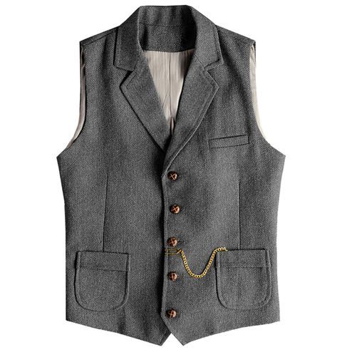 PRICES MAY VARY. Features: Button closure,single breasted 5 buttons,3 real pockets, adjustable back strap. Size: Please read the our size chart information of the product in order to choose your own size,not Amazon size chart. Fabrics: Herringbone tweed pattern, it’s comfortable, simple, and classic.Wool blend vest for casual comfort. Occasions: The vest is easy to match with dress shirt, suit coat, casual pants, etc. Suit for daily wear, business, wedding, outdoor, all occasions and seasons. At Mens Tweed Suit, Mens Vest Fashion, Tweed Suit, Tweed Pattern, Herringbone Tweed, Suit Coat, Wedding Outdoor, Tweed Suits, Vest Fashion