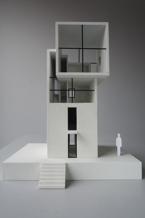 Maket Architecture Ideas, Maket Architecture Ideas Design, House Scale Model, Koshino House, Brutalism Architecture, Concept Models Architecture, Architecture Sketchbook, Tadao Ando, Architecture Design Sketch