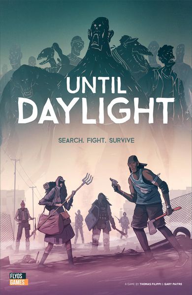 Here we take a look at Until Daylight, an upcoming cooperative survival game from Flyos Games. Graphic Novel Cover, Survival Card, Board Game Design, Comic Poster, Game Title, Book Cover Illustration, Game Illustration, Cover Art Design, Survival Games