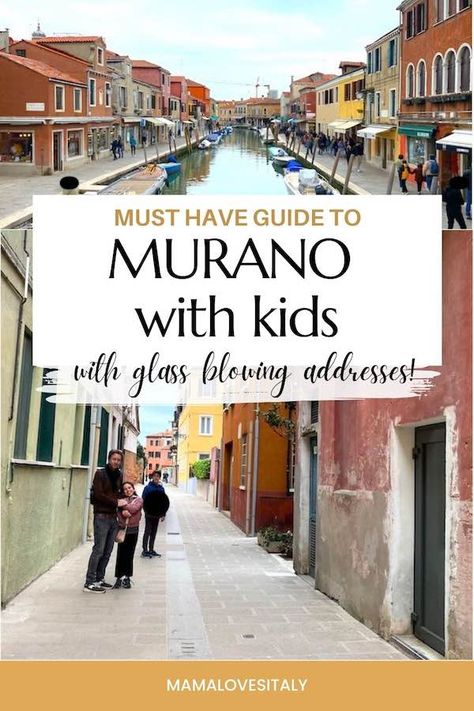 Visiting Murano with Kids: all you need to know to visit Venice glass island | Mama Loves Italy Venice Glass, Venice Shopping, Visit Venice, Italian Lifestyle, Murano Italy, Boat Tours, Umbria, Venice Italy, Puglia