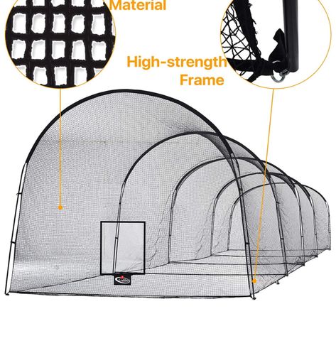 Batting Cage Backyard, Batting Cage Net, Softball Batting, Baseball Practice, Batting Cage, Pitching Machines, Pitching Machine, Batting Cages, Softball Bat