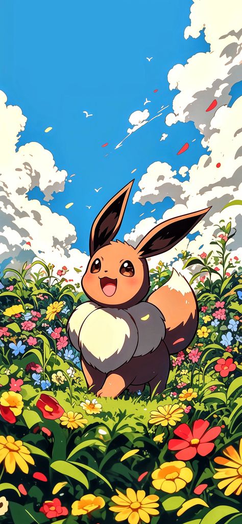 Pokemon Fan Art Wallpaper, Pokemon Eevee Wallpaper, Pokemon Iphone Wallpaper, Eeveelutions Wallpaper, Pokemon Wallpaper Iphone, Evee Pokemon, Eevee Art, Eeveelutions Art, Pikachu Background