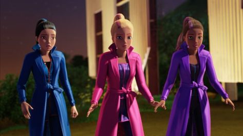 Barbie Spy Squad Outfits, Barbie Spy Squad, Spy Ideas, Og Barbie, Trio Girls, Film Barbie, Barbie Memes, Barbie Disney, Morning Workouts