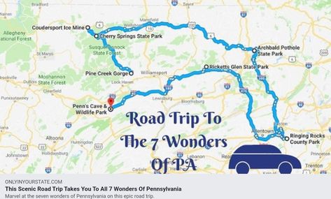 Pa Road Trip, Pennsylvania Road Trip Places To Visit, Pennsylvania Road Trip, Poconos Vacation, College Road Trip, Motorcycle Rides, Only In Your State, Pennsylvania Travel, Road Trip Places