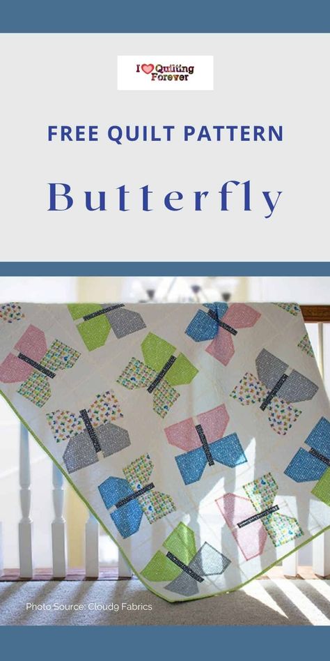 Free Butterfly Quilt Pattern, Butterfly Quilt Pattern Free, Butterfly Quilt Block, Quilt Butterfly, Butterfly Quilt Pattern, Panel Quilt Patterns, Pattern Butterfly, Butterfly Quilt, Quilt Block Patterns Free