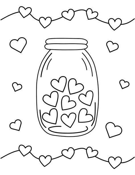 25 Free Heart Coloring Pages for Kids Coloring Pages Valentines Day, Coloring Pages Valentines, Mothers Day Coloring Pages, Valentines Day Coloring Page, Valentine Coloring Pages, Heart Coloring Pages, Love Coloring Pages, Words Coloring Book, Valentines Day Coloring