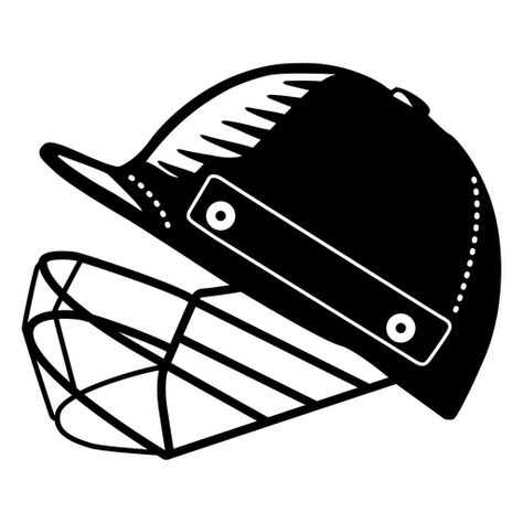 Cricket helmet filled stroke PNG Design Cricket Tattoo Design, Cricket Stickers, Cricket Theme Cake, Cricket Cake, Helmet Vector, Cricket Helmet, Cricket Stump, Cricket Helmets, Helmet Tattoo