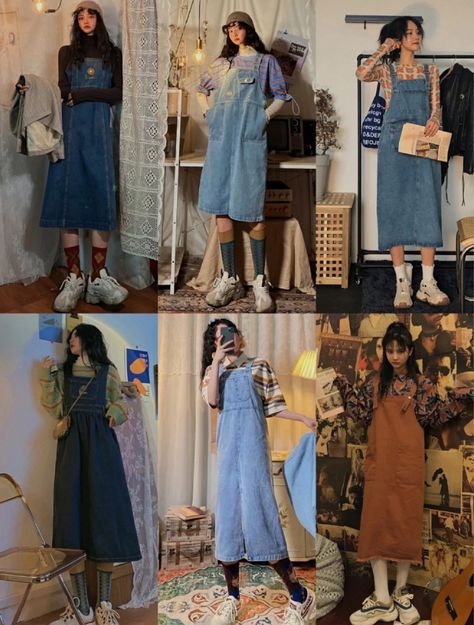 Long Jumper Dress Outfit, Jumper Dress Outfit, Outfits Skirts, Long Outfit, Outfit Oversize, Jumper Outfit, Tomboy Style Outfits, Vibe Clothes, Causual Outfits