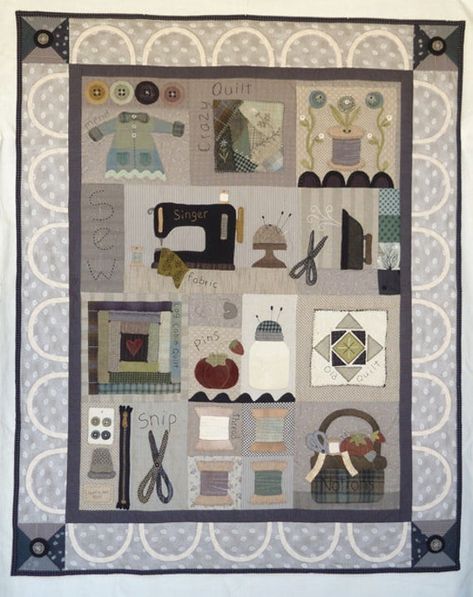 "THIS IS NOT A FINISHED ITEM ~ THIS IS A PATTERN FOR YOU TO MAKE THE QUILT Sew Love Quilt ~ Set of 4 PATTERNS is by Heart to Hand Finished Size 51\" x 63\" Wool~Appliqued Block-of-the-Month Quilt Applique Quilt, Block of the Month Quilt, Quilt Blocks  PATTERNS are NON-REFUNDABLE due to Copyrights. Please pull up a chair and check out our web site!! I'm sure you can find yourself something you will like!!  FOLLOW and LIKE US on FACE BOOK!!  https://www.facebook.com/thepatternhutch Now join us on Wool Applique Quilts, Love Quilt, Memory Quilts, Wool Applique Patterns, Applique Work, Block Quilt, Wool Quilts, Personalized Quilt, Primitive Folk Art