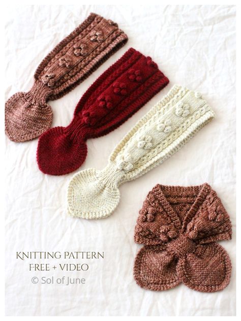 Bow Tie Scarf Free Knitting Patterns - Knitting Pattern Kids Scarves Knit, Easy Scarf Knitting Patterns, Aran Knitting, Aran Knitting Patterns, Bow Scarf, Bowtie Pattern, Knitting Patterns Free Scarf, Neck Warmers, Knit Projects