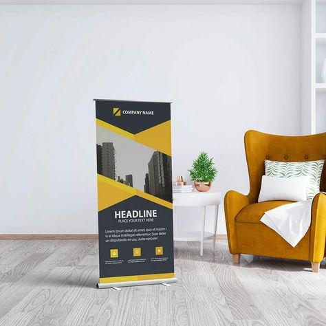 Free Roller Banner Mockup PSD Template Roller Banner Design, Banner Mockup, Roller Banner, Rollup Banner, Banner Template Design, Banner Template, Mockup Psd, Free Psd, Psd Templates